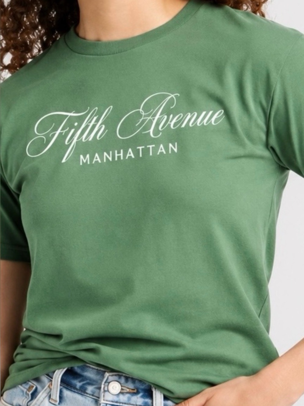 Grayson Threads Green Graphic Tee with White Text